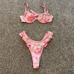 Blackbough Pink Floral Swimwear